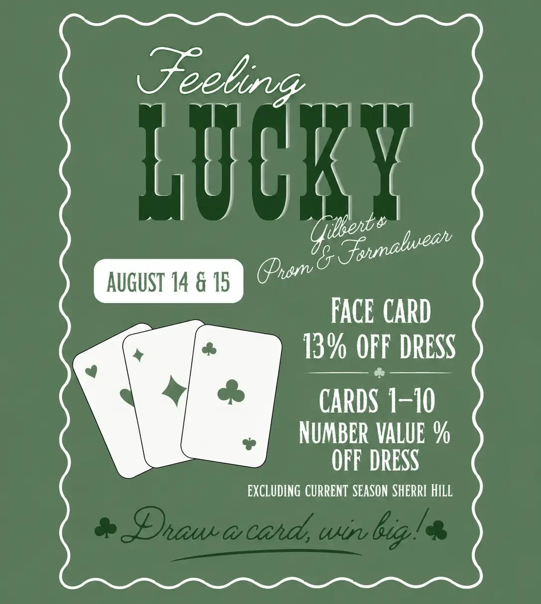 ✨ FEELING LUCKY? JOIN US FOR LUCKY NIGHT!