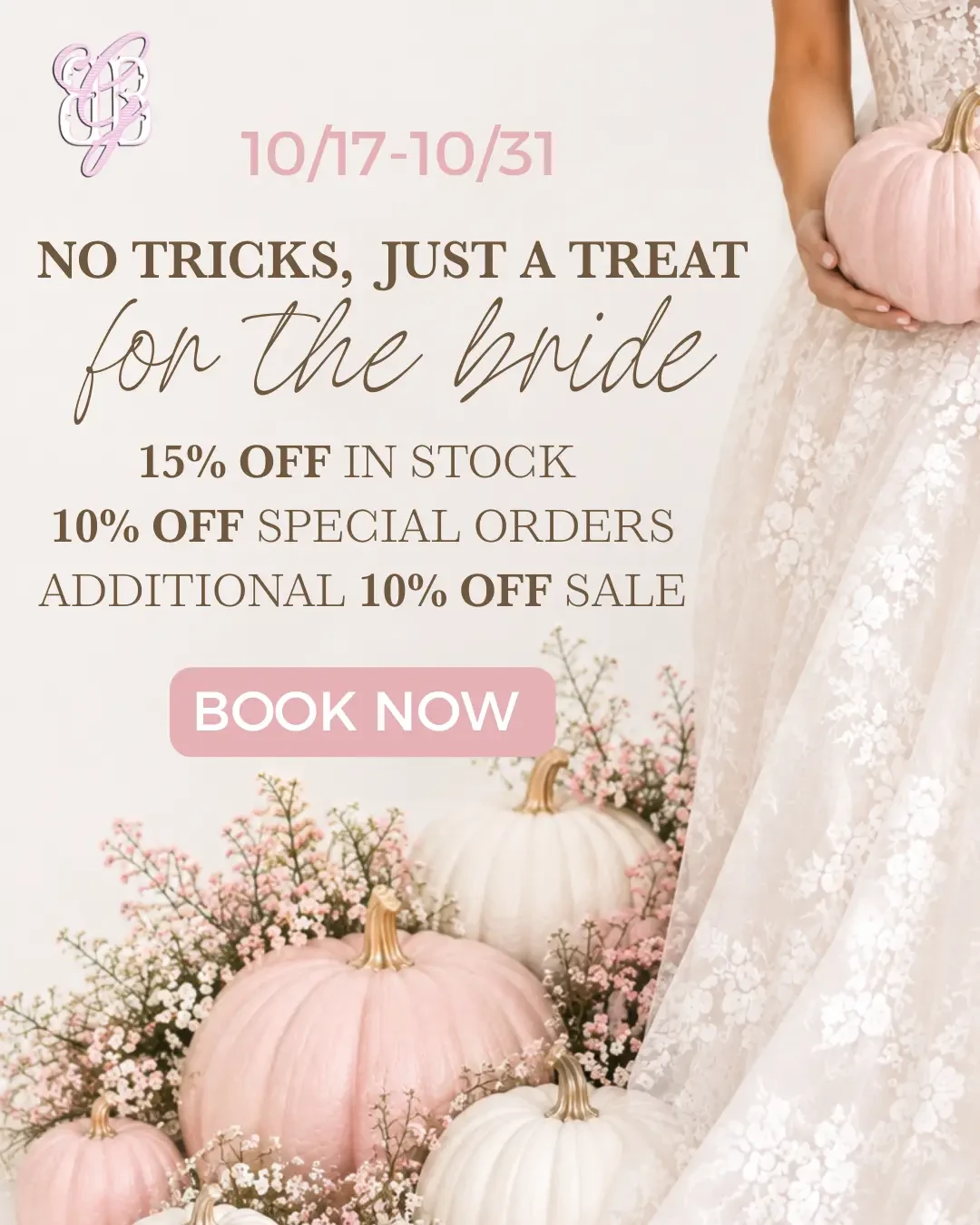 No Tricks, Just a Treat for the Bride! 🎃
