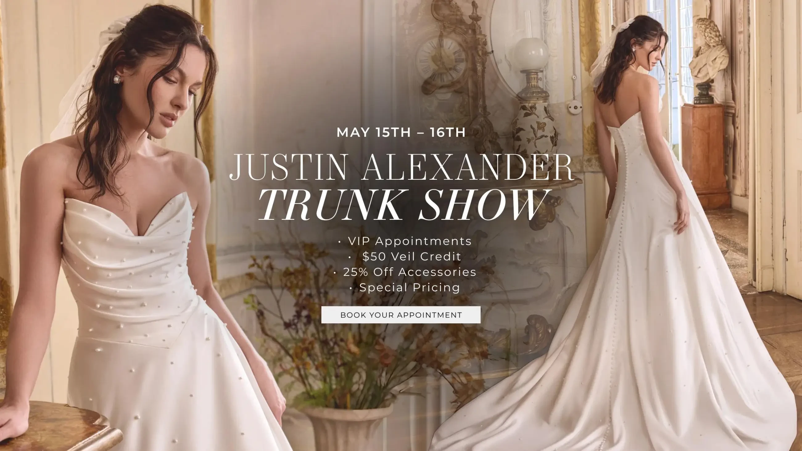 Justin Alexander Trunk Show